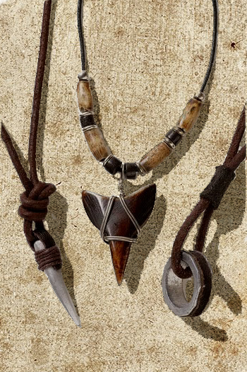 Leather necklaces